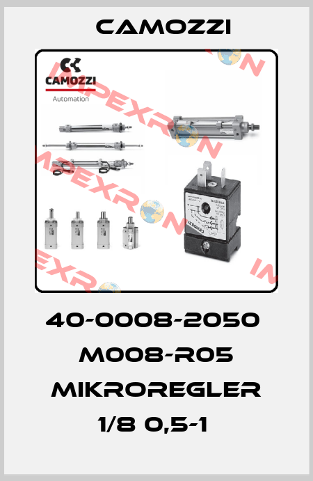 40-0008-2050  M008-R05 MIKROREGLER 1/8 0,5-1  Camozzi