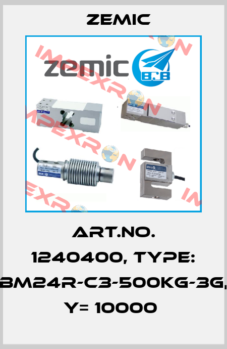 Art.No. 1240400, Type: BM24R-C3-500kg-3G, Y= 10000  ZEMIC