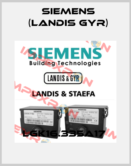 LGK16.335A17  Siemens (Landis Gyr)