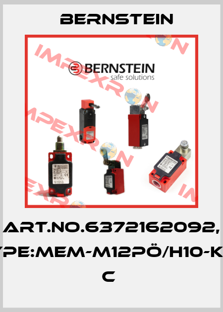 Art.No.6372162092, Type:MEM-M12PÖ/H10-KL2            C  Bernstein