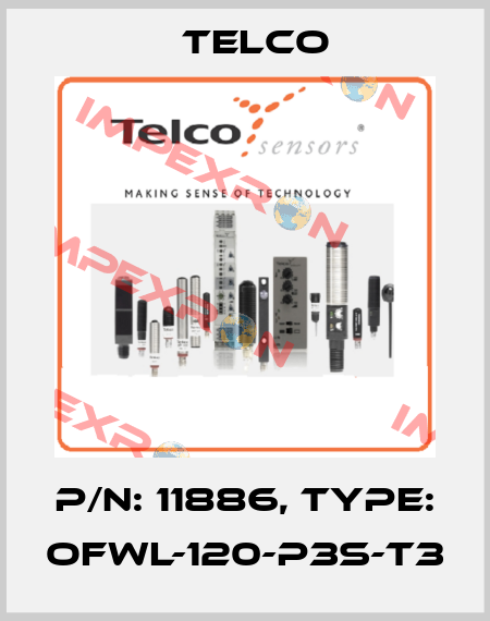 p/n: 11886, Type: OFWL-120-P3S-T3 Telco