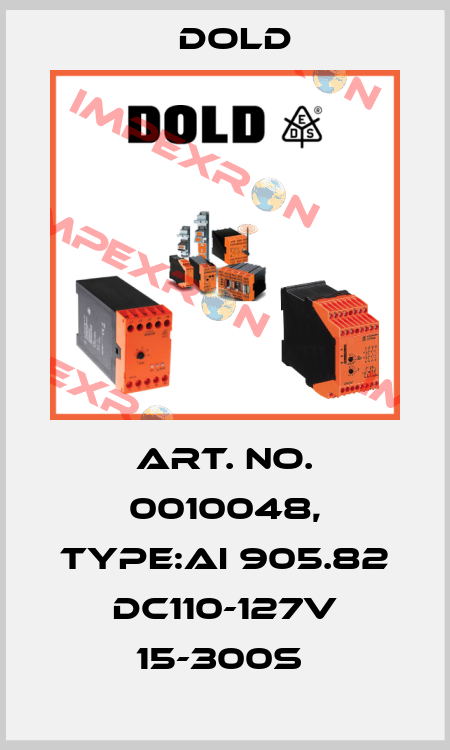 Art. No. 0010048, Type:AI 905.82 DC110-127V 15-300S  Dold