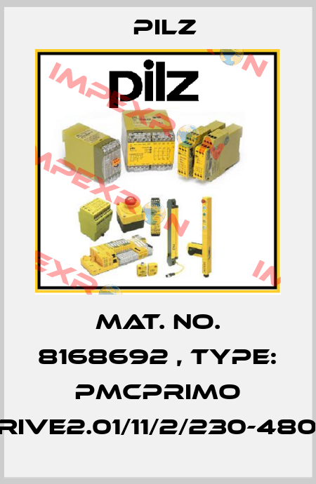 Mat. No. 8168692 , Type: PMCprimo Drive2.01/11/2/230-480V Pilz