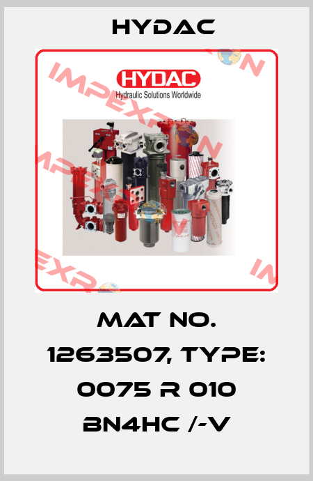 Mat No. 1263507, Type: 0075 R 010 BN4HC /-V Hydac