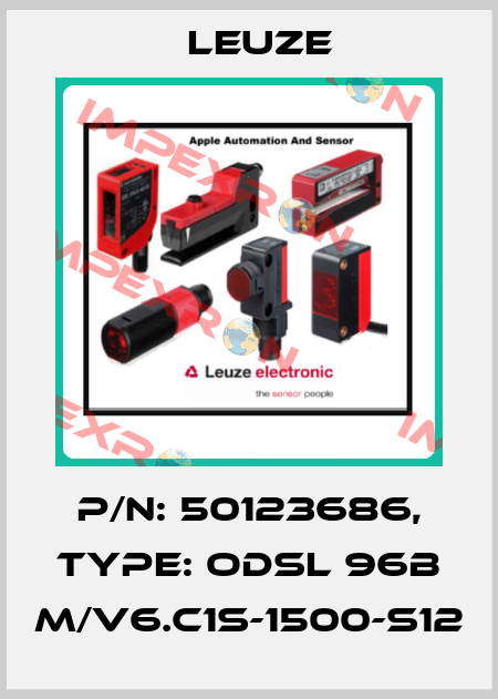 p/n: 50123686, Type: ODSL 96B M/V6.C1S-1500-S12 Leuze