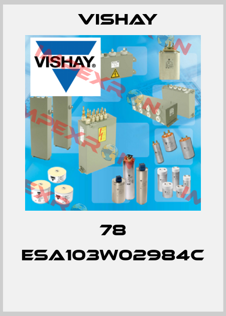 78 ESA103W02984C  Vishay