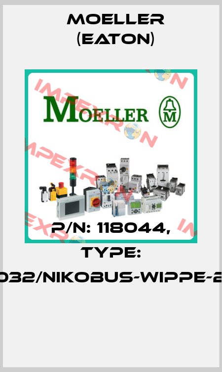 P/N: 118044, Type: 124-00032/NIKOBUS-WIPPE-2X1/2-IR  Moeller (Eaton)
