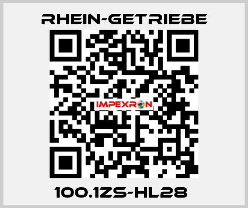 100.1ZS-HL28  Rhein-Getriebe