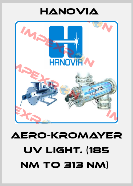 Aero-Kromayer UV light. (185 nm to 313 nm)  Hanovia