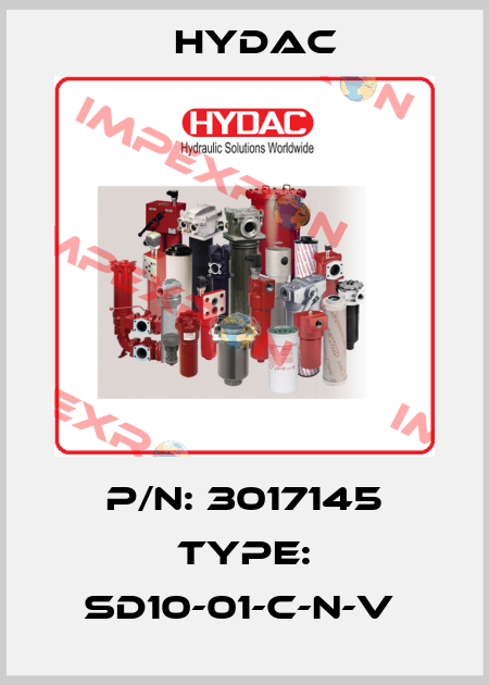 P/N: 3017145 Type: SD10-01-C-N-V  Hydac