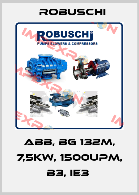 ABB, BG 132M, 7,5KW, 1500UPM, B3, IE3  Robuschi