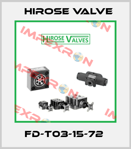 FD-T03-15-72  Hirose Valve