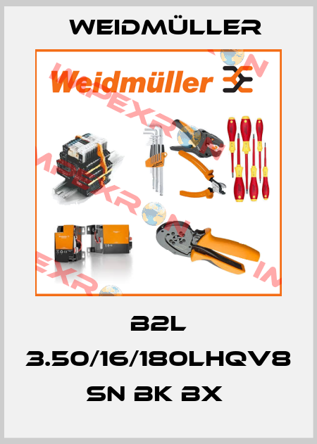 B2L 3.50/16/180LHQV8 SN BK BX  Weidmüller