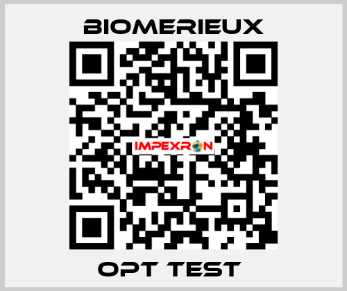 OPT test  Biomerieux