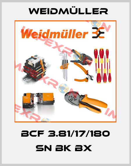 BCF 3.81/17/180 SN BK BX  Weidmüller