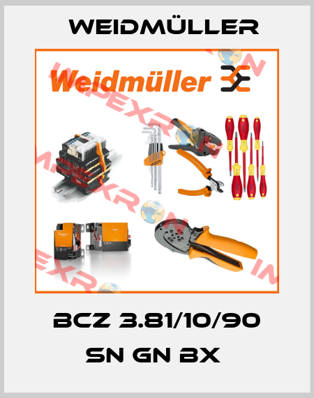 BCZ 3.81/10/90 SN GN BX  Weidmüller