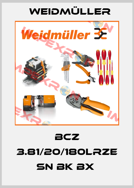 BCZ 3.81/20/180LRZE SN BK BX  Weidmüller
