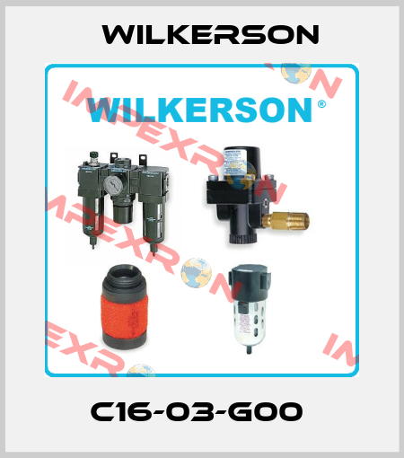 C16-03-G00  Wilkerson