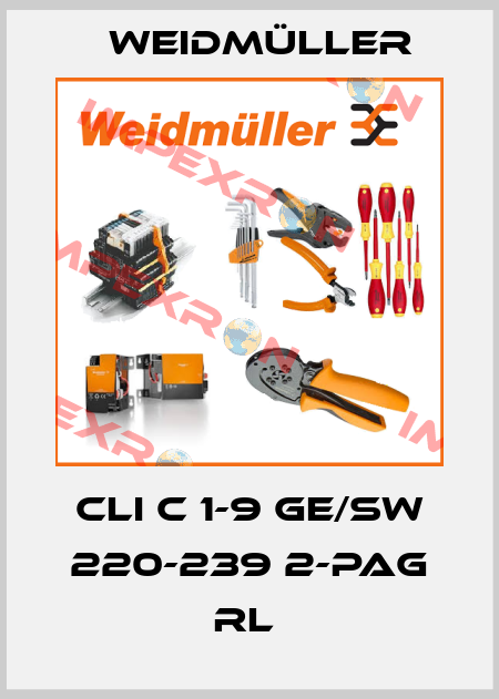 CLI C 1-9 GE/SW 220-239 2-PAG RL  Weidmüller