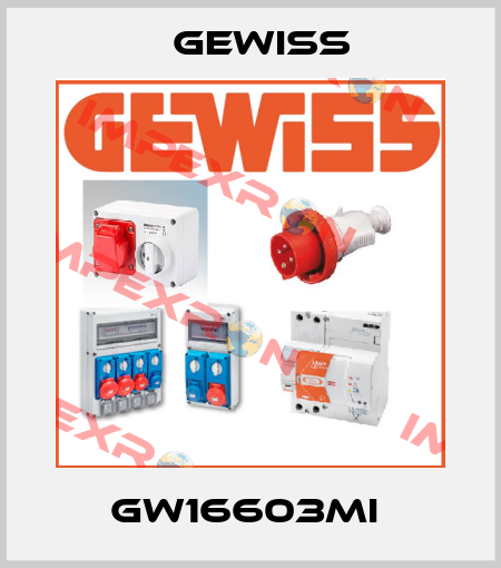 GW16603MI  Gewiss