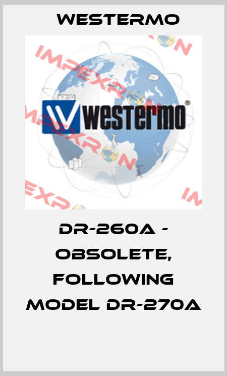 DR-260A - OBSOLETE, FOLLOWING MODEL DR-270A  Westermo