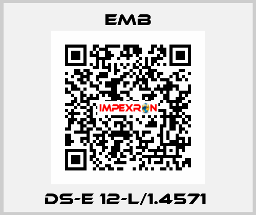 DS-E 12-L/1.4571  Emb