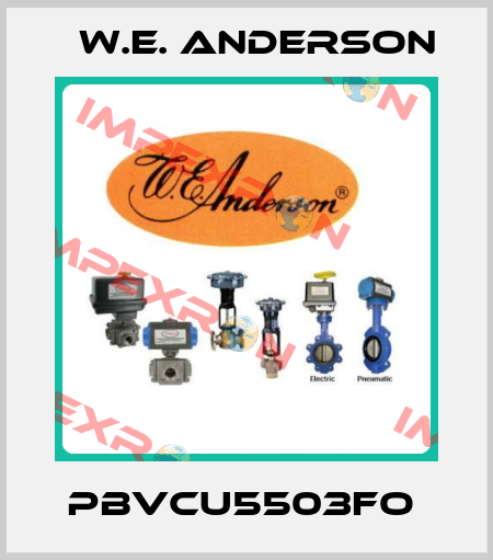 PBVCU5503FO  W.E. ANDERSON