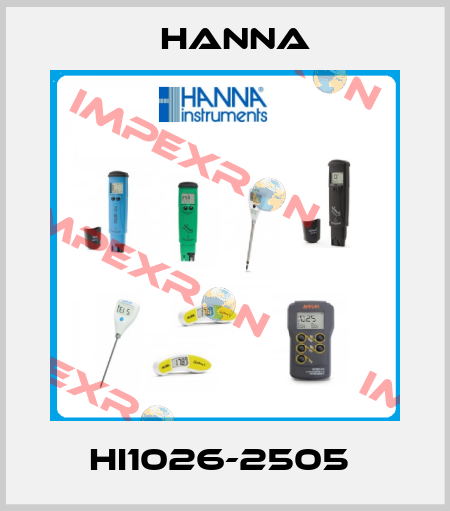 HI1026-2505  Hanna