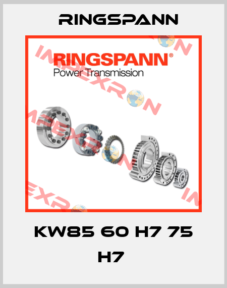 KW85 60 H7 75 H7  Ringspann
