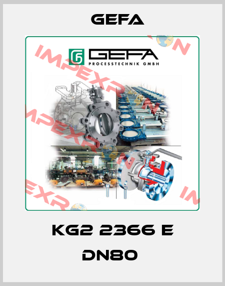 KG2 2366 E DN80  Gefa