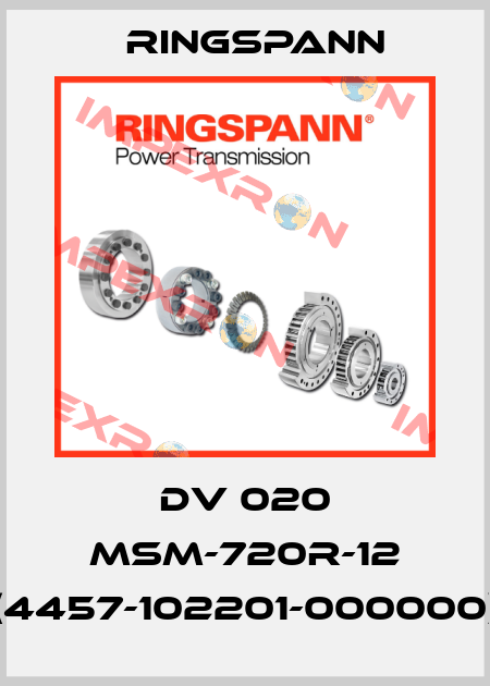 DV 020 MSM-720R-12 (4457-102201-000000) Ringspann