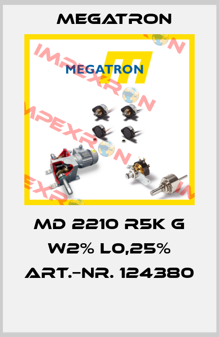 MD 2210 R5K G W2% L0,25% ART.−NR. 124380  Megatron