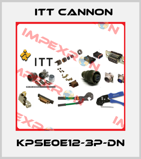 KPSE0E12-3P-DN Itt Cannon