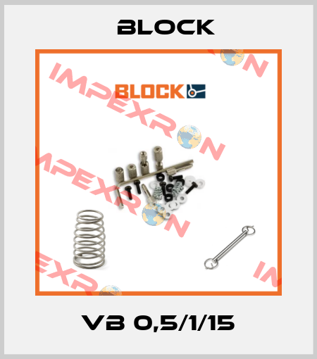 VB 0,5/1/15 Block