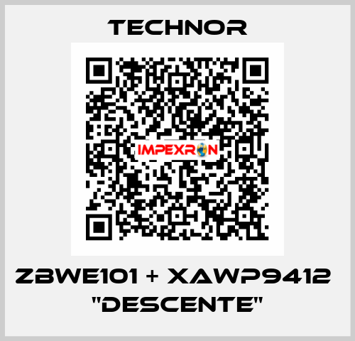 ZBWE101 + XAWP9412  "Descente" TECHNOR