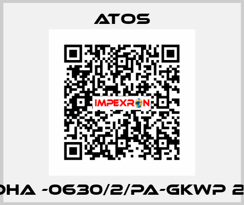 DHA -0630/2/PA-GKWP 21 Atos