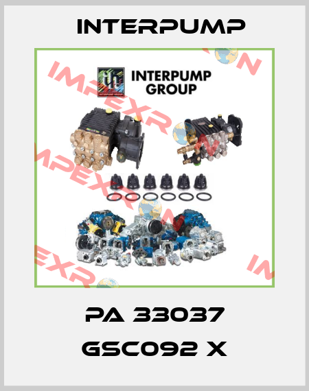 PA 33037 GSC092 X Interpump
