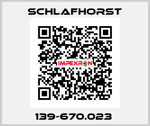 139-670.023  Schlafhorst