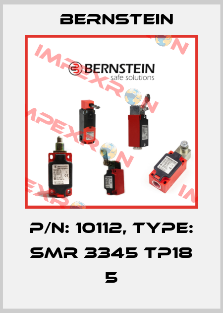 P/N: 10112, Type: SMR 3345 TP18 5 Bernstein