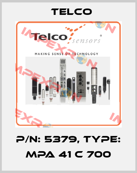 p/n: 5379, Type: MPA 41 C 700 Telco