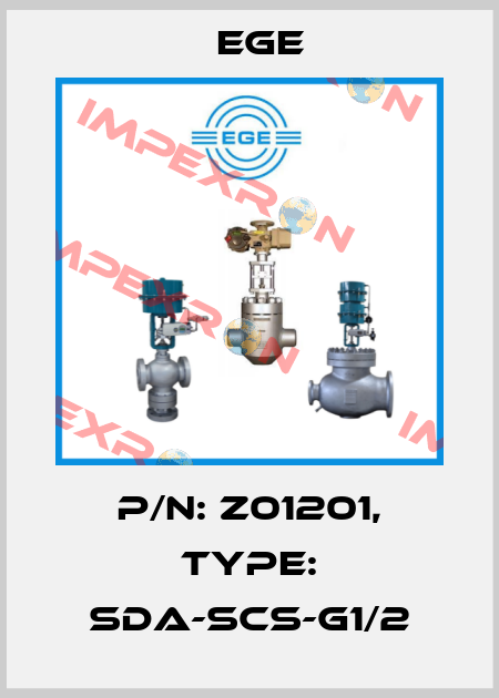 p/n: Z01201, Type: SDA-SCS-G1/2 Ege