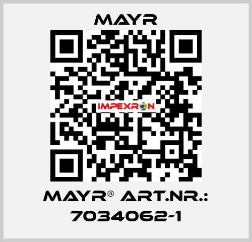 mayr® Art.Nr.: 7034062-1 Mayr