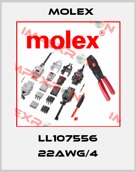 LL107556 22AWG/4 Molex