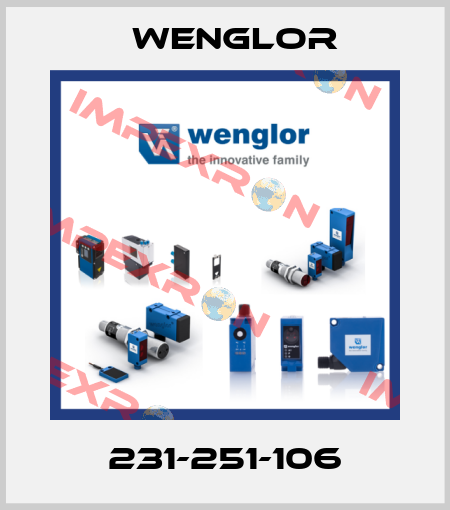 231-251-106 Wenglor