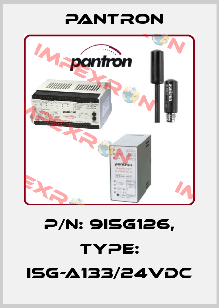 p/n: 9ISG126, Type: ISG-A133/24VDC Pantron