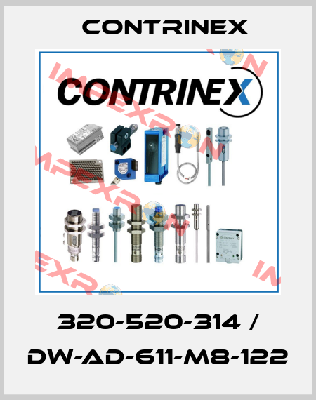 320-520-314 / DW-AD-611-M8-122 Contrinex