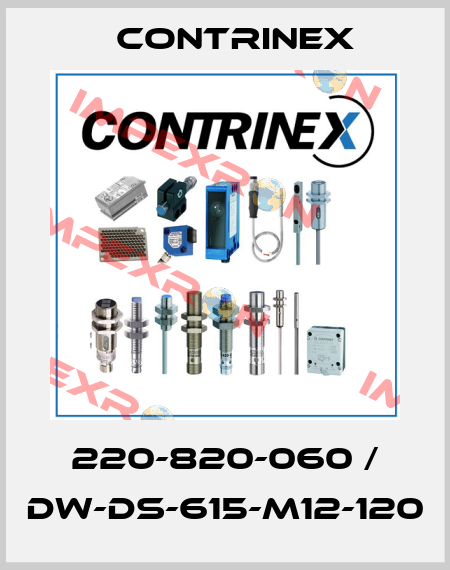 220-820-060 / DW-DS-615-M12-120 Contrinex
