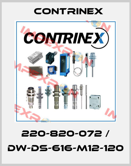 220-820-072 / DW-DS-616-M12-120 Contrinex