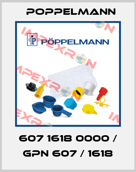 607 1618 0000 / GPN 607 / 1618 Poppelmann