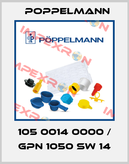 105 0014 0000 / GPN 1050 SW 14 Poppelmann
